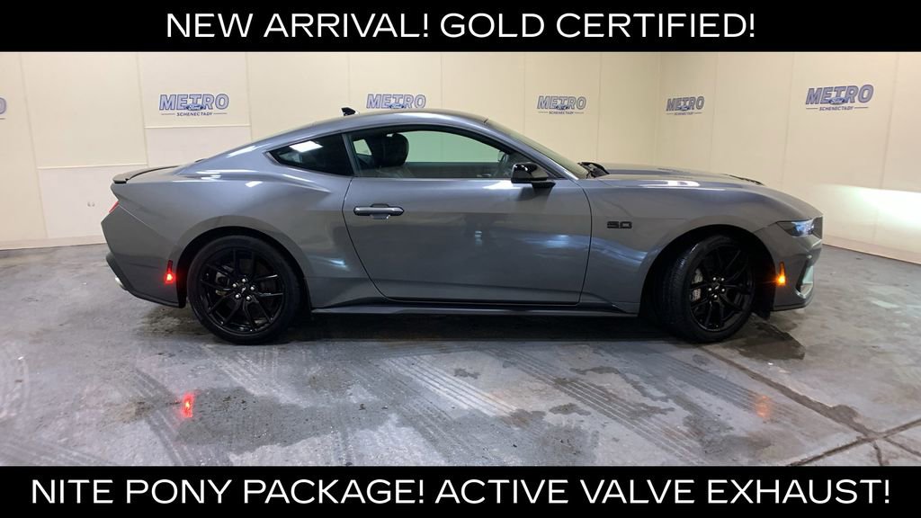 Certified 2025 Ford Mustang GT Premium w/ Mustang Nite Pony Package RWD image 2