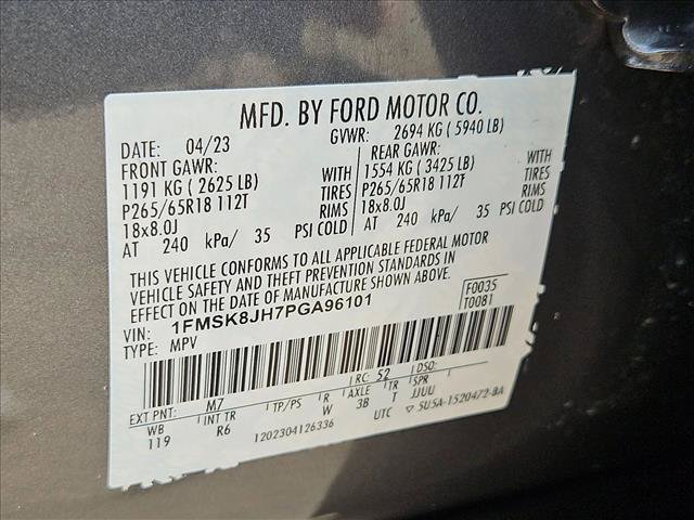 Certified 2023 Ford Explorer Timberline w/ Timberline Technology Package AWD/4WD image 27