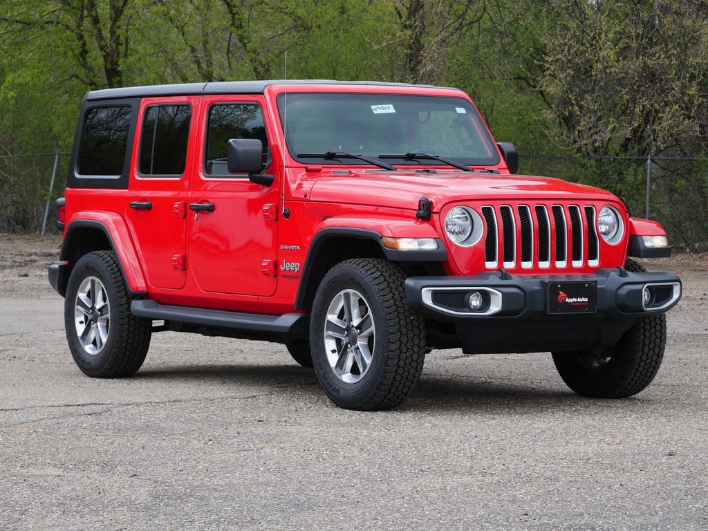 Used 2019 Jeep Wrangler Unlimited Sahara w/ Cold Weather Group AWD/4WD image 1