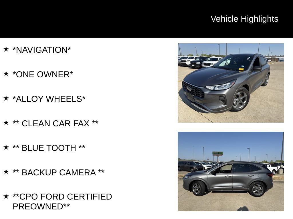 Certified 2024 Ford Escape ST-Line w/ Tech Pack #1 FWD image 4
