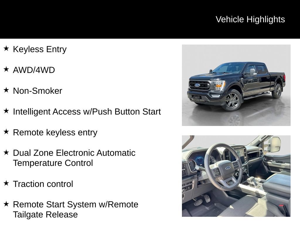 Certified 2022 Ford F150 XLT w/ Equipment Group 302A High AWD/4WD image 26