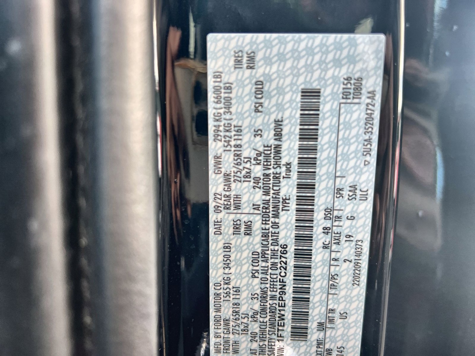 Certified 2022 Ford F150 XLT w/ Equipment Group 302A High image 27