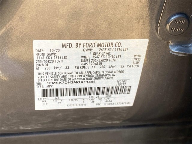 Certified 2021 Ford Explorer XLT w/ Equipment Group 202A image 21