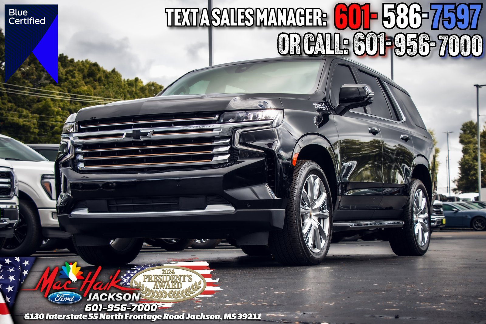 Used 2022 Chevrolet Tahoe High Country w/ Max Trailering Package image 1