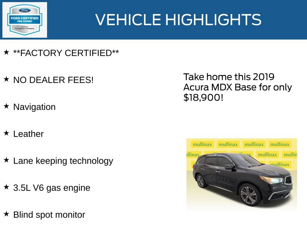 Used 2019 Acura MDX SH-AWD w/ Technology Package image 11