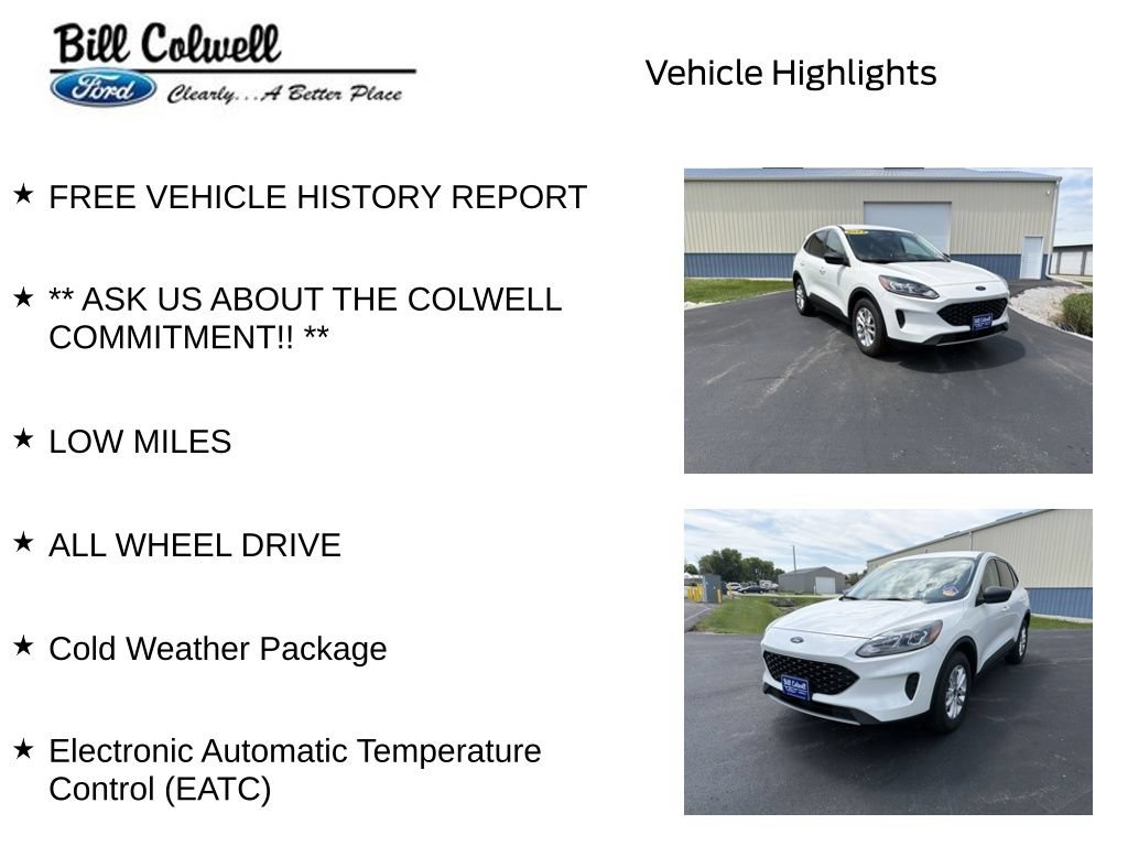 Certified 2022 Ford Escape SE w/ Cold Weather Package AWD/4WD image 11