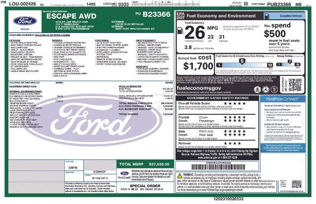 Certified 2023 Ford Escape ST-Line Select w/ Tech Pack #2 image 8