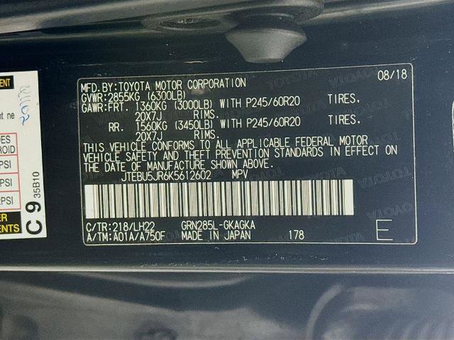 Used 2019 Toyota 4Runner Limited AWD/4WD image 31