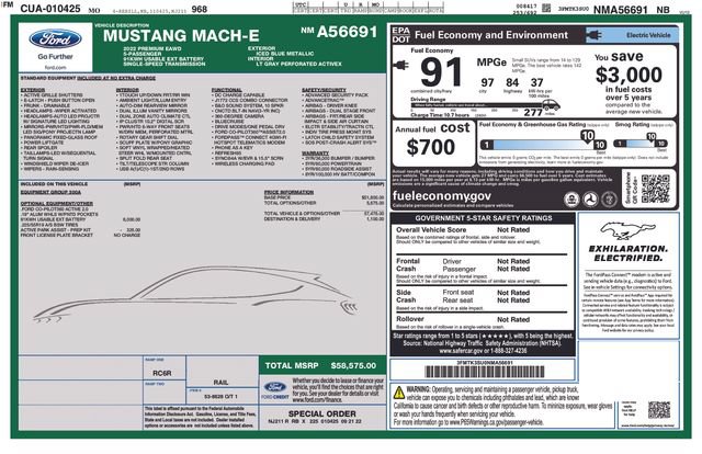 Certified 2022 Ford Mustang Mach-E Premium AWD/4WD image 40