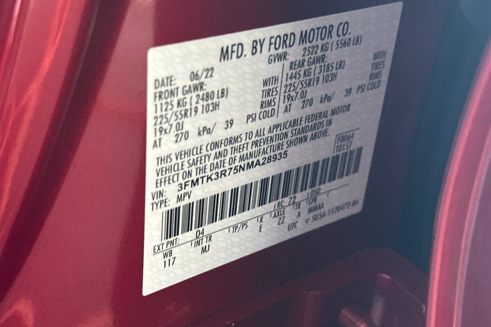 Certified 2022 Ford Mustang Mach-E Premium RWD image 57