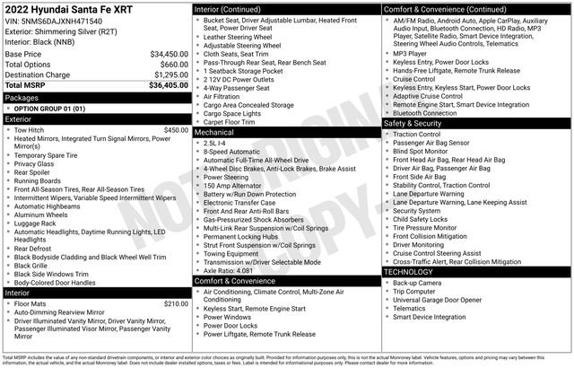 Used 2022 Hyundai Santa Fe XRT image 4