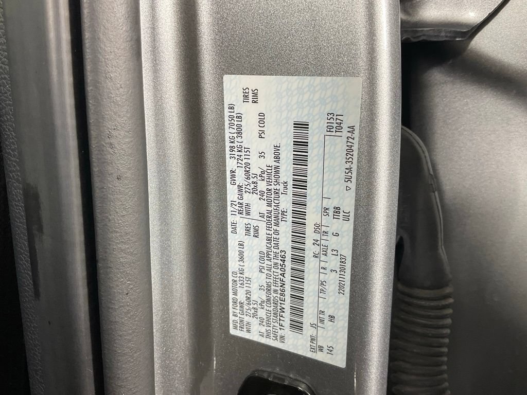 Certified 2022 Ford F150 Lariat w/ Equipment Group 502A High AWD/4WD image 25