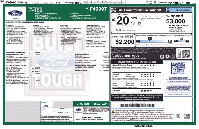 Certified 2023 Ford F150 XLT w/ Equipment Group 302A High AWD/4WD image 16