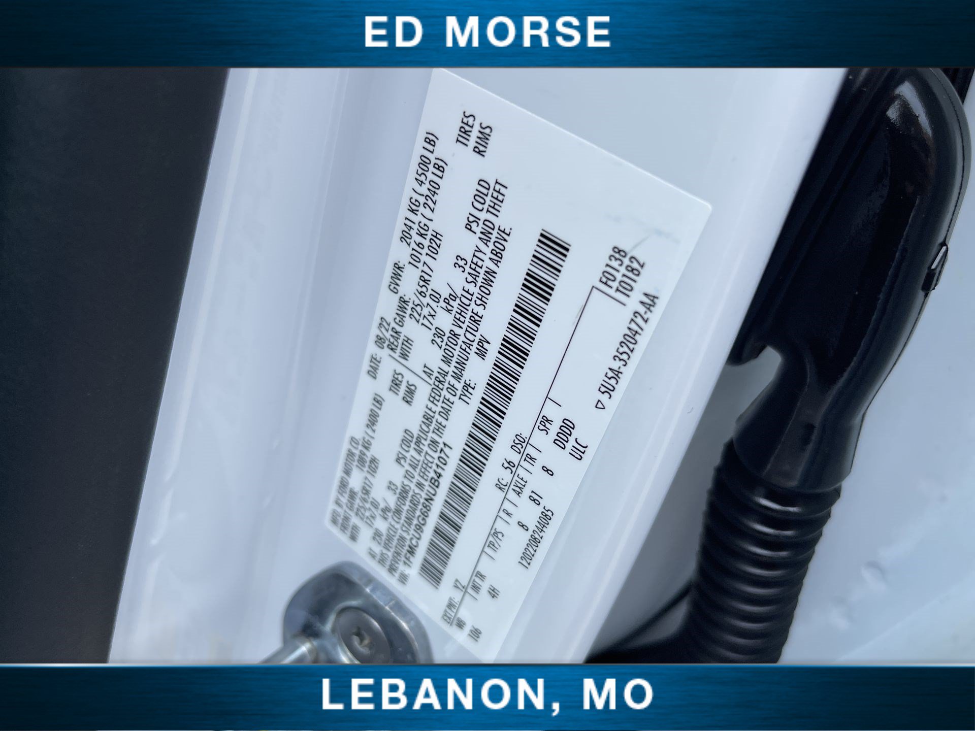 Certified 2022 Ford Escape SE w/ Cold Weather Package AWD/4WD image 31