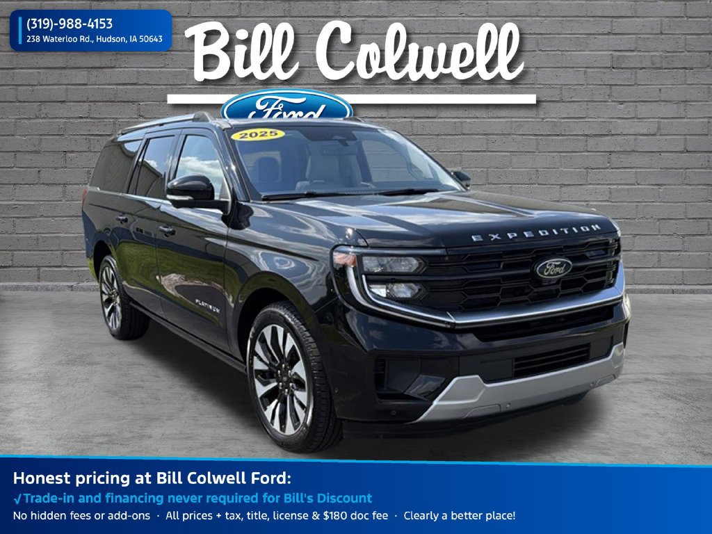 Certified 2025 Ford Expedition Max Platinum w/ Driver's Package
