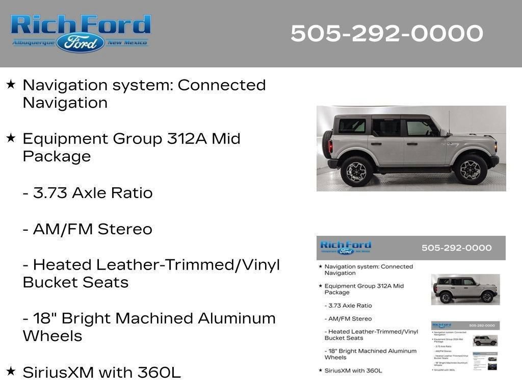 Certified 2026 Ford Bronco Outer Banks AWD/4WD image 18