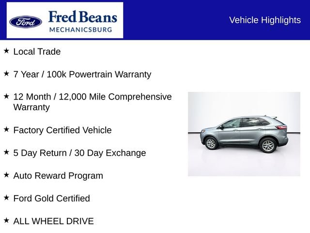 Certified 2022 Ford Edge SEL AWD/4WD image 7