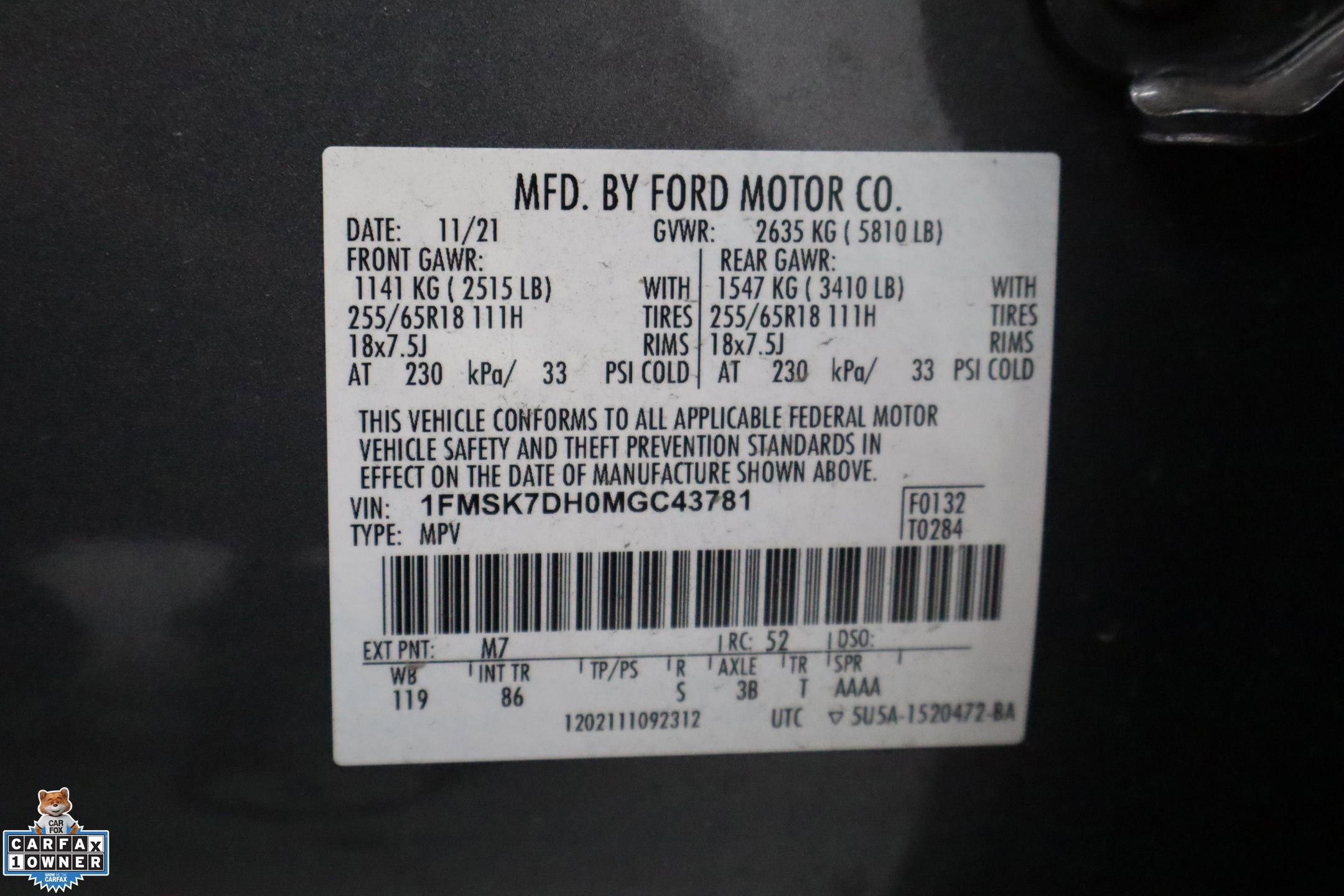 Certified 2021 Ford Explorer XLT image 37