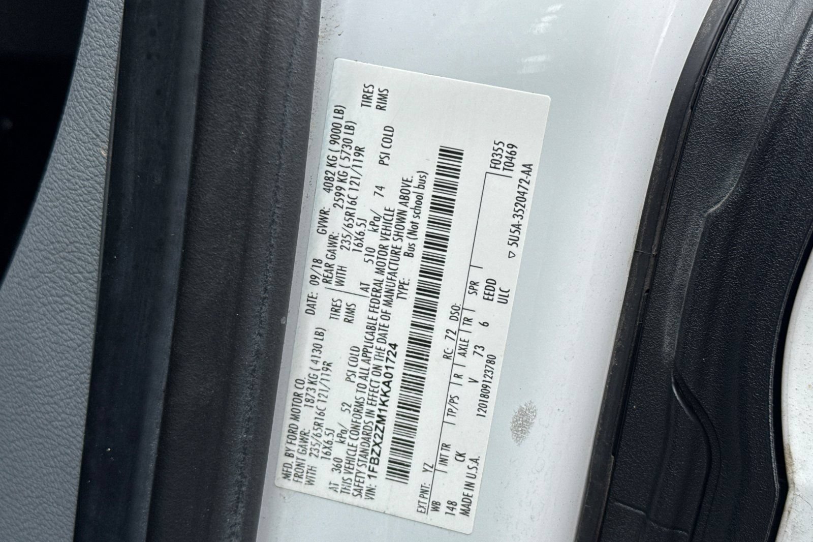 Certified 2019 Ford Transit 350 XLT RWD image 37