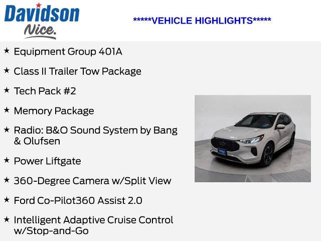 Certified 2023 Ford Escape ST-Line Select w/ Tech Pack #2 AWD/4WD image 5