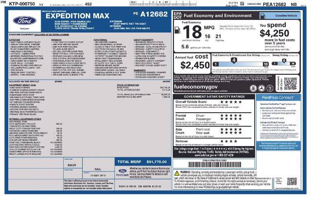 Certified 2023 Ford Expedition Max King Ranch AWD/4WD image 35