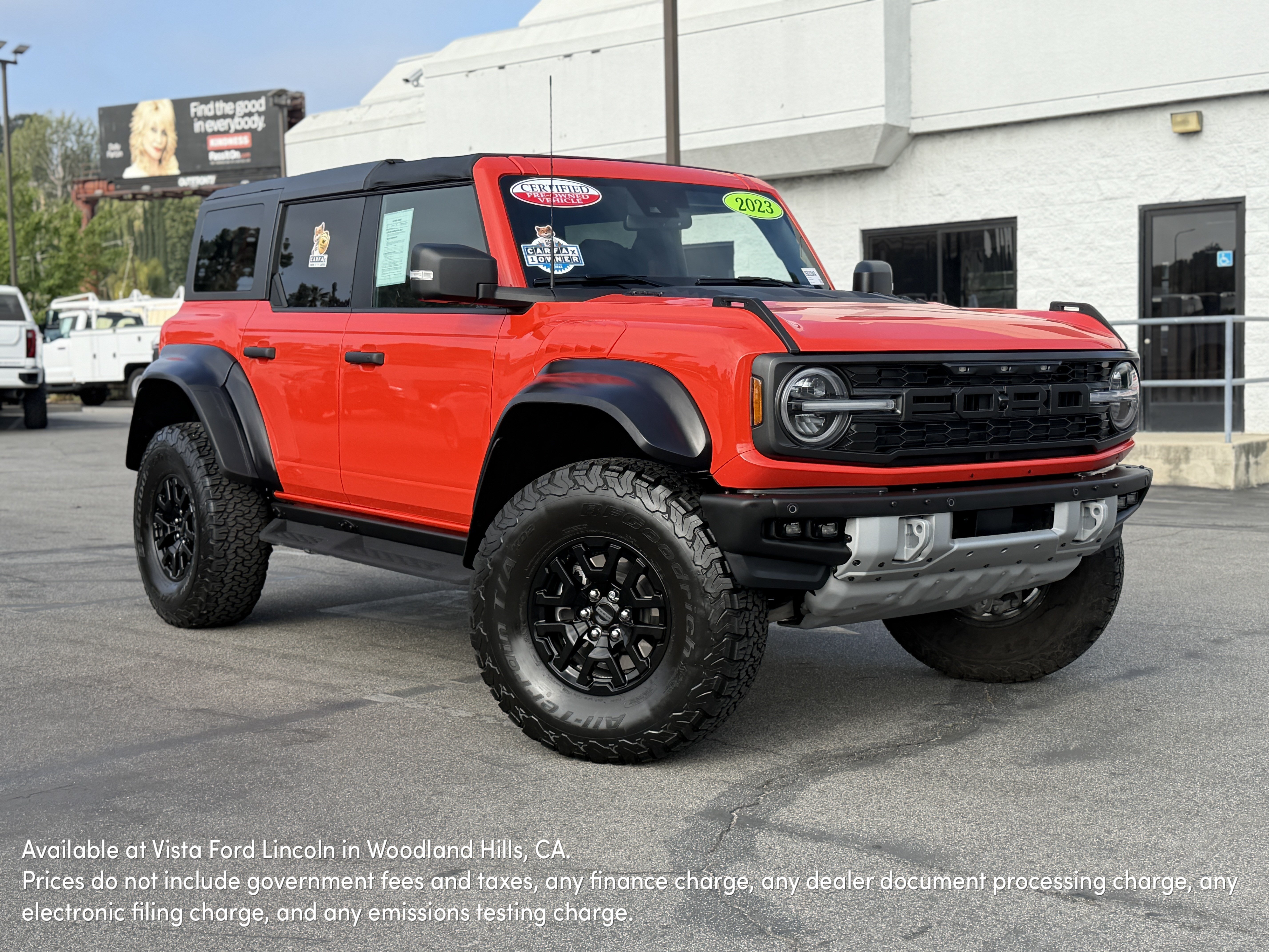 Certified 2023 Ford Bronco Raptor