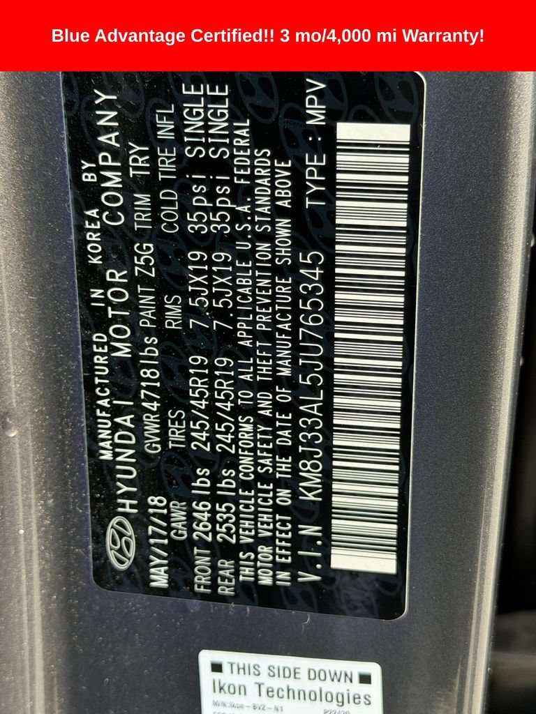 Used 2018 Hyundai Tucson Sport FWD image 28