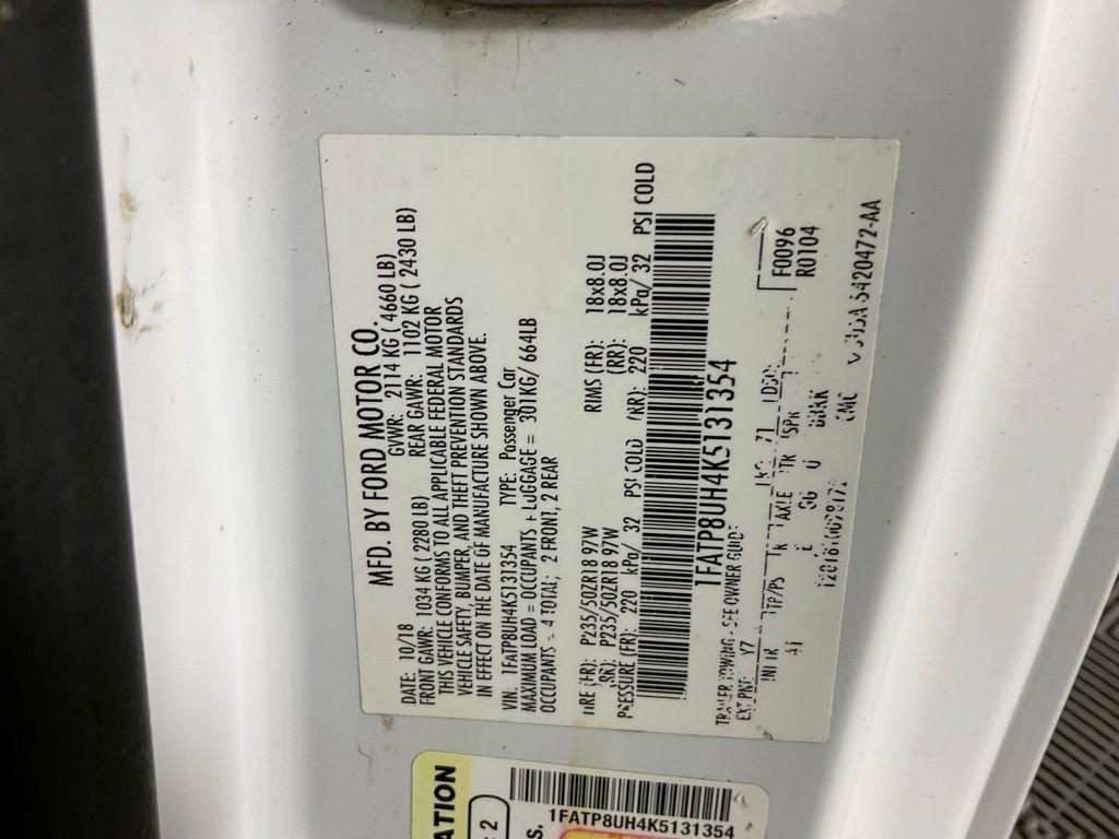 Certified 2019 Ford Mustang Premium image 26