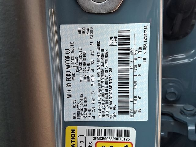Certified 2023 Ford Bronco Sport Outer Banks w/ Tech Package AWD/4WD image 28