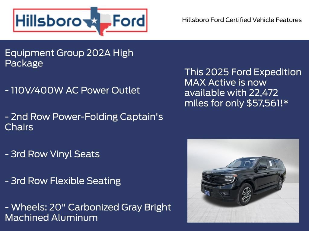Certified 2025 Ford Expedition Max Active AWD/4WD image 5