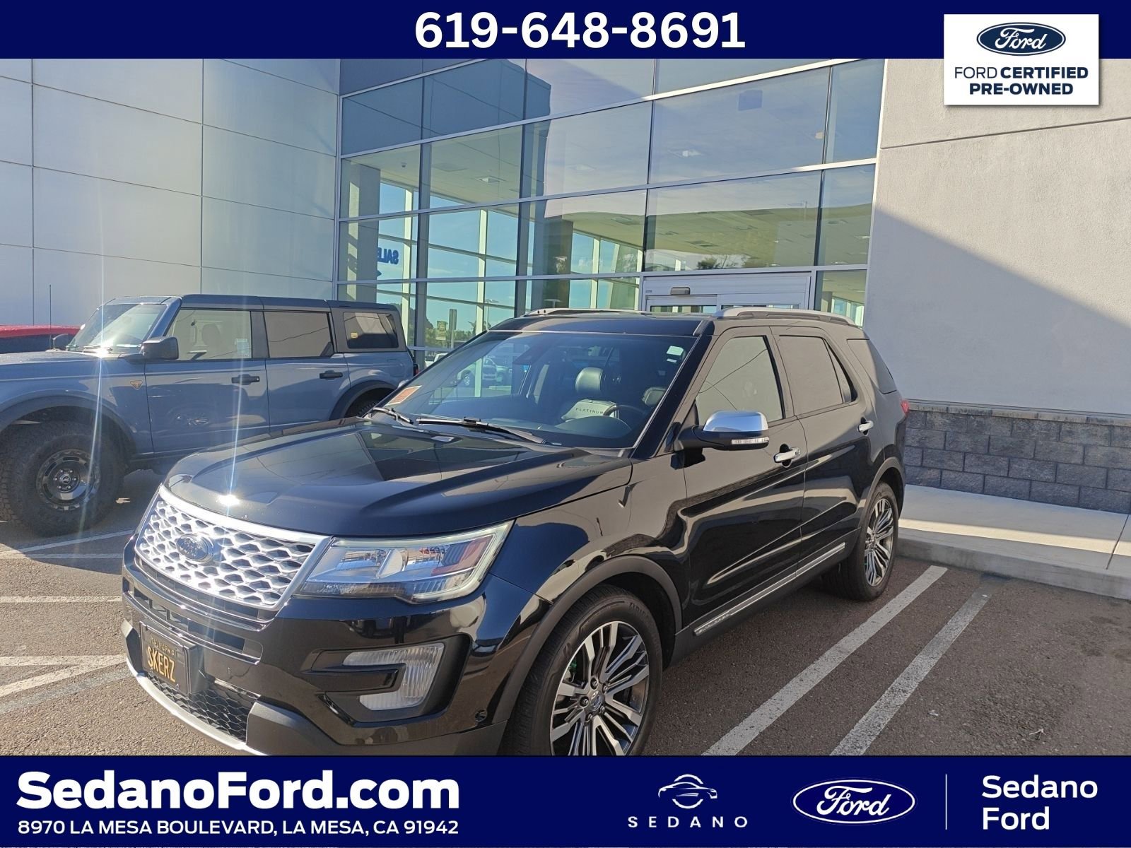 Certified 2017 Ford Explorer Platinum AWD/4WD image 1