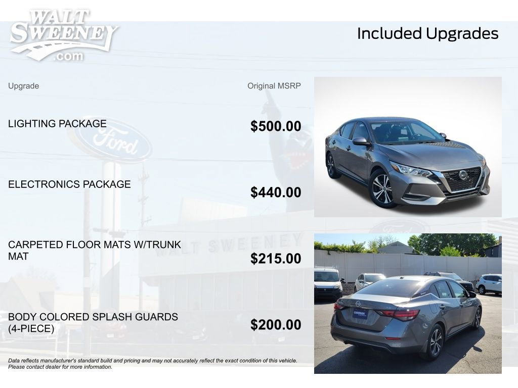 Used 2020 Nissan Sentra SV w/ Lighting Package FWD image 11