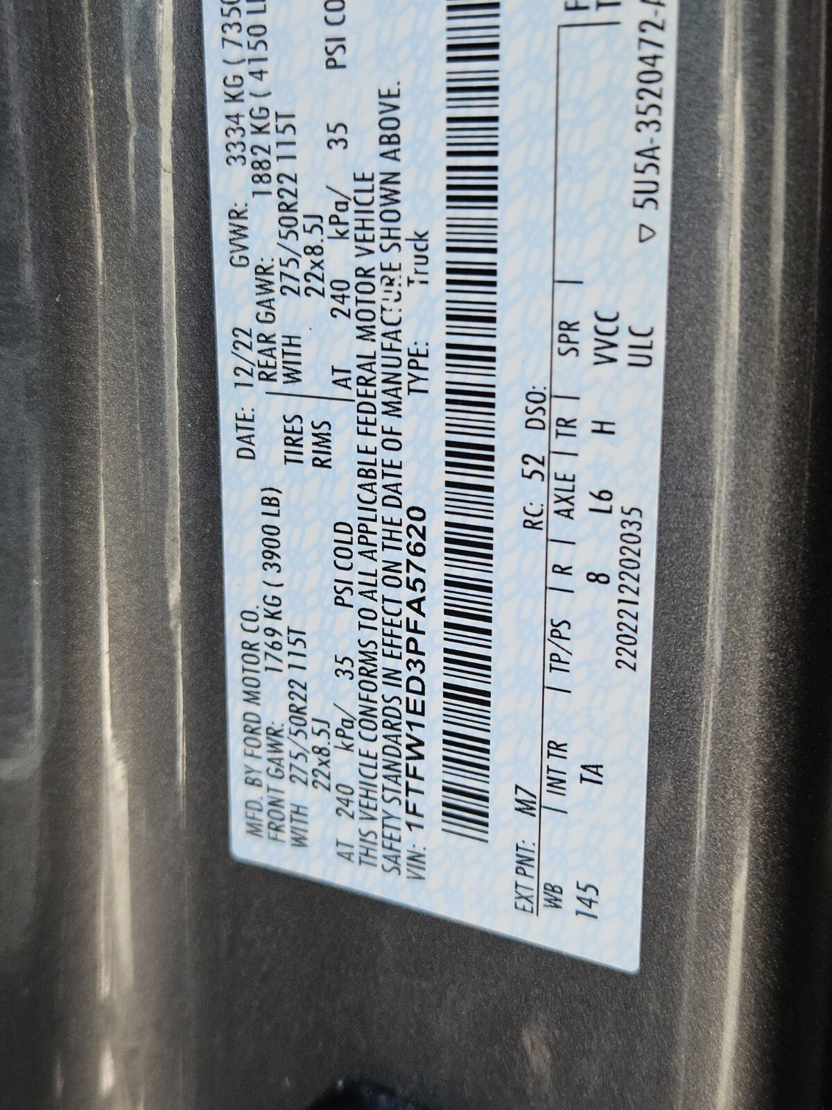 Certified 2023 Ford F150 Limited image 35