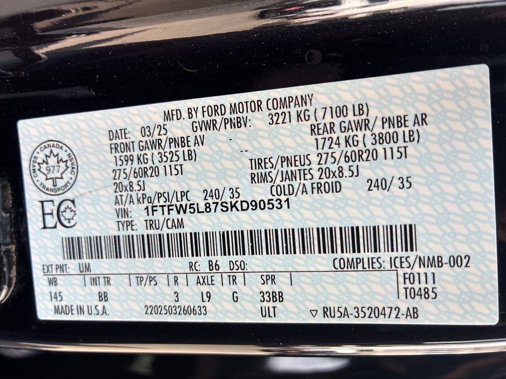 Certified 2025 Ford F150 Lariat AWD/4WD image 28