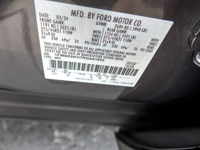 Certified 2024 Ford Explorer ST-Line w/ Class IV Trailer Tow Package AWD/4WD image 38