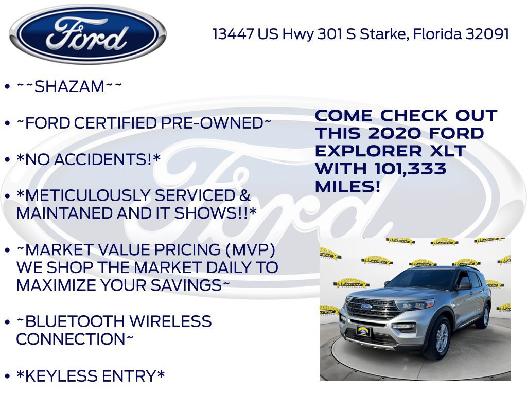 Certified 2020 Ford Explorer XLT w/ Equipment Group 202A RWD image 6