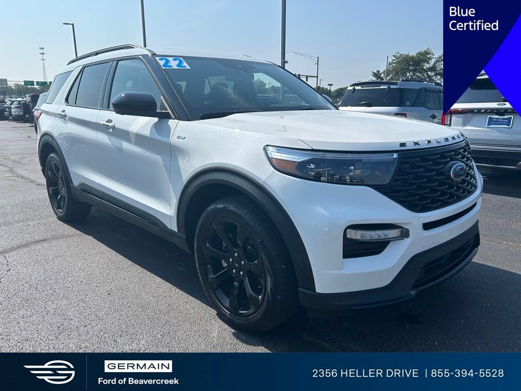 Certified 2022 Ford Explorer ST-Line w/ Class IV Trailer Tow Package
