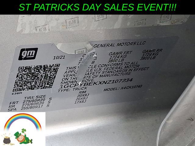 Used 2022 Chevrolet Silverado 1500 Custom w/ Rally Edition image 27