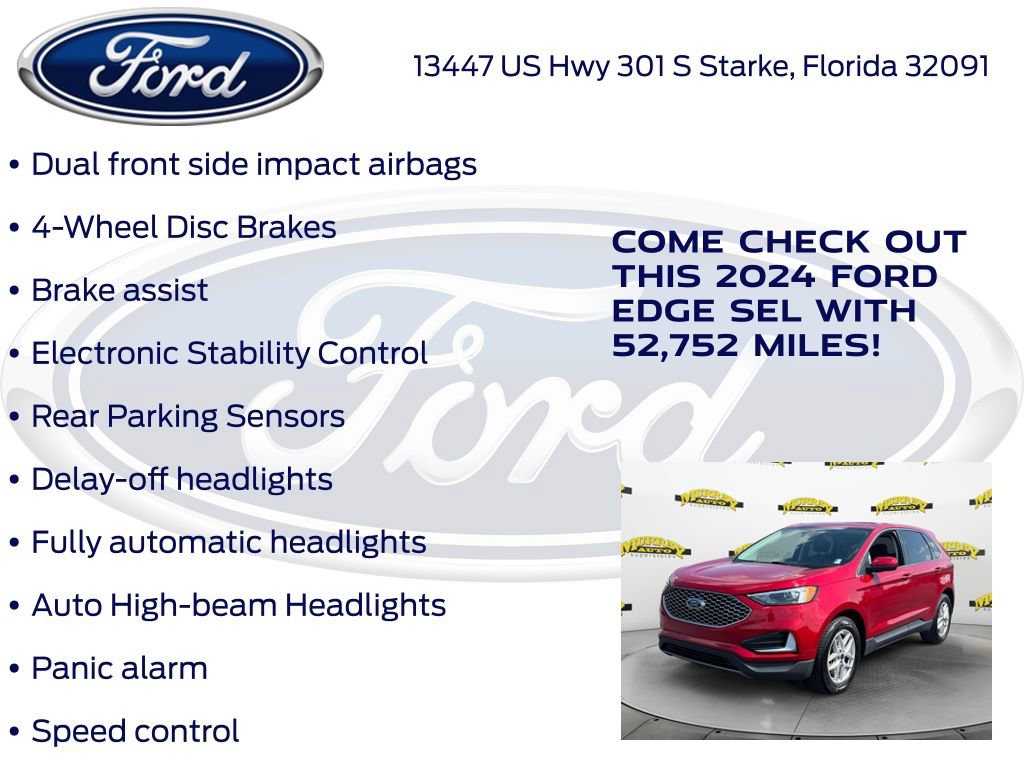 Certified 2024 Ford Edge SEL AWD/4WD image 32