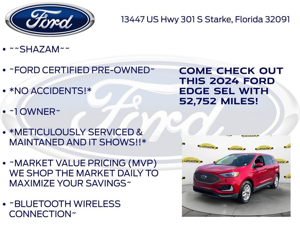 Certified 2024 Ford Edge SEL AWD/4WD image 6