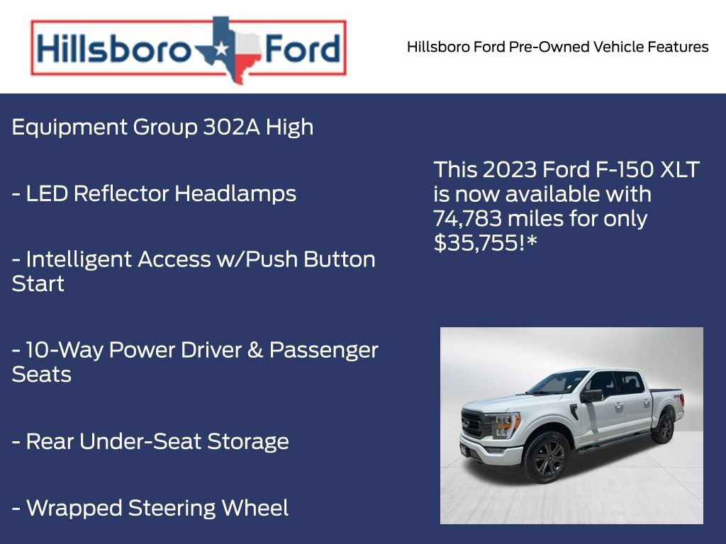 Certified 2023 Ford F150 XLT w/ Equipment Group 302A High AWD/4WD image 9