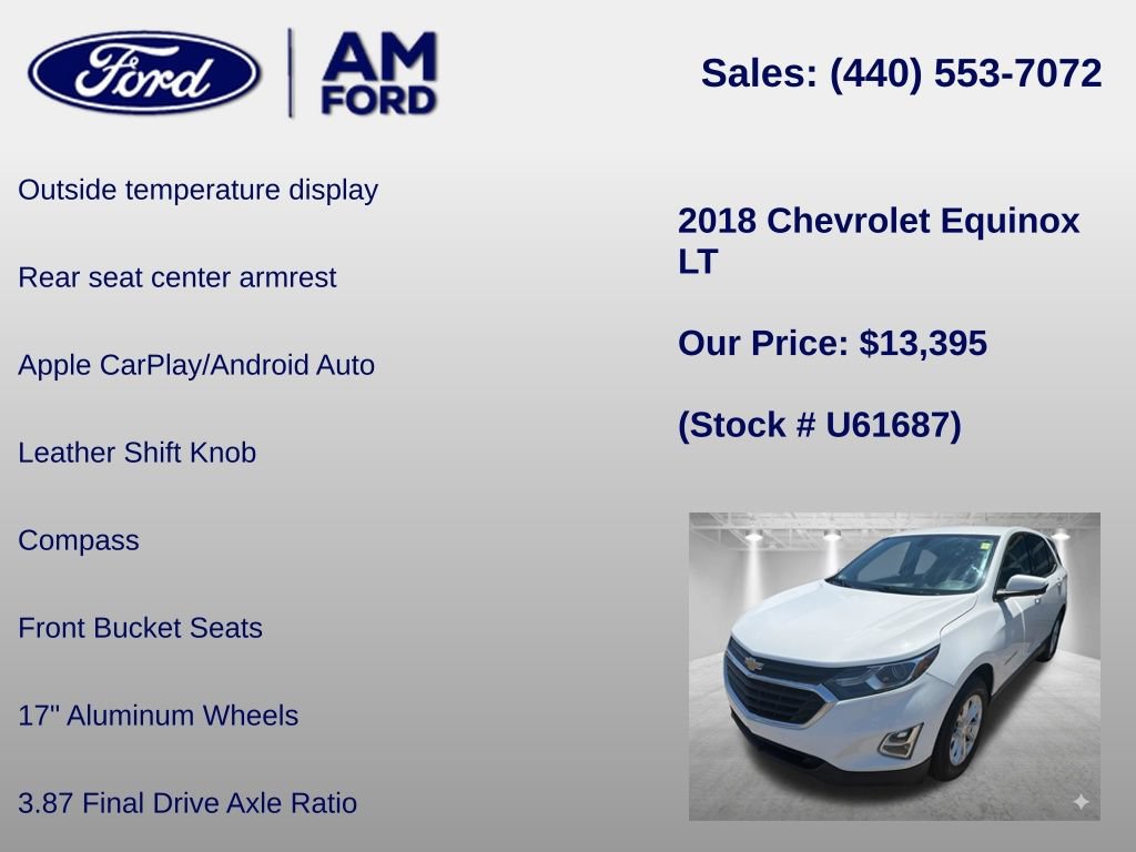 Used 2018 Chevrolet Equinox LT AWD/4WD image 18