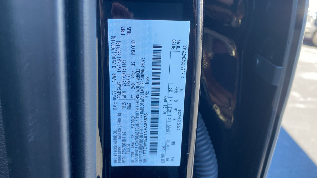 Certified 2022 Ford F150 Tremor w/ Equipment Group 402A High AWD/4WD image 18