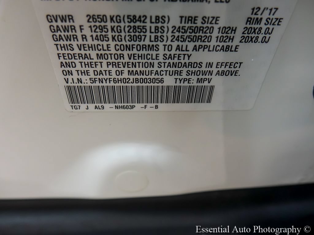 Used 2018 Honda Pilot Elite image 33