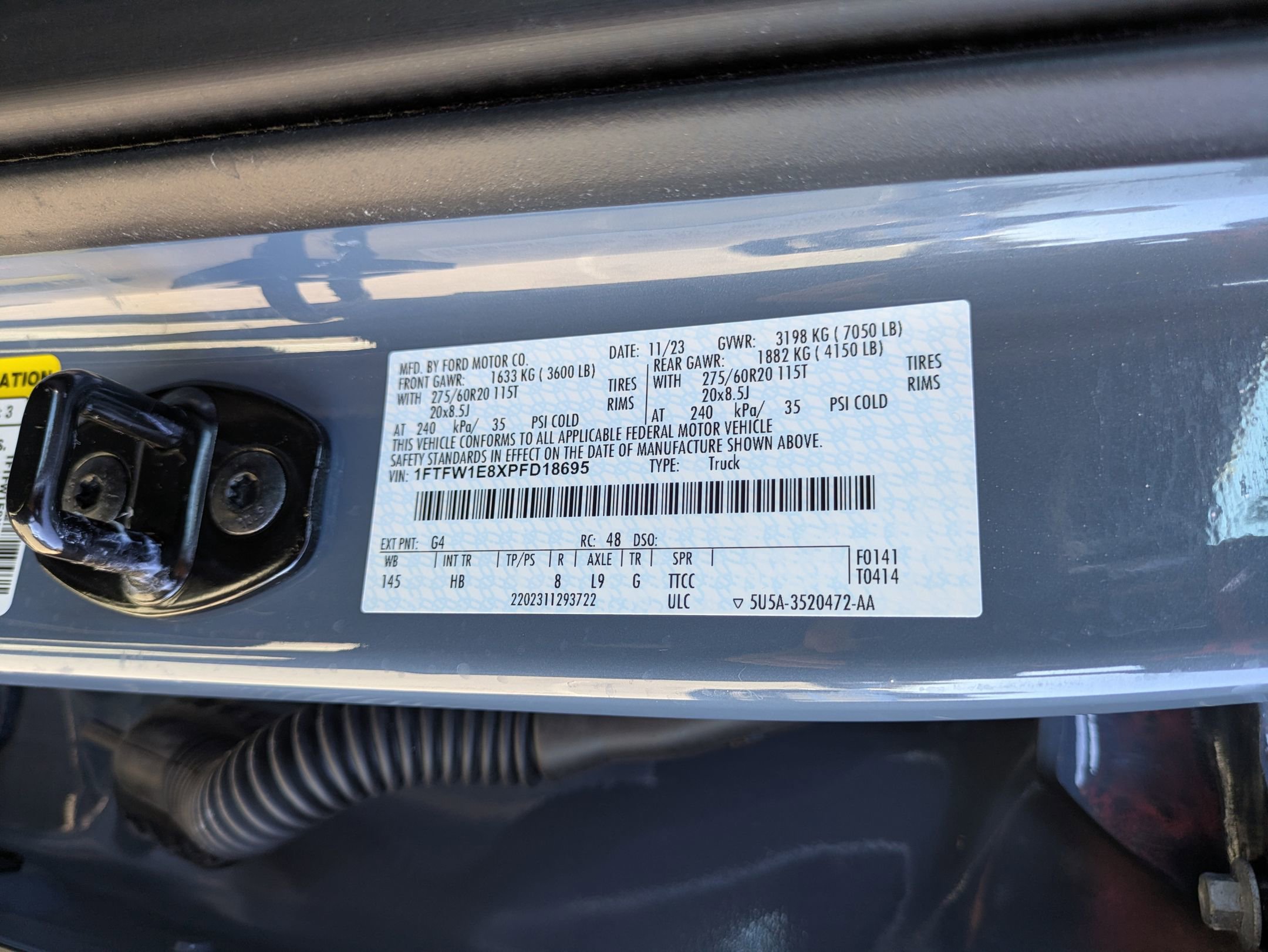 Certified 2023 Ford F150 Lariat w/ Equipment Group 502A High image 47