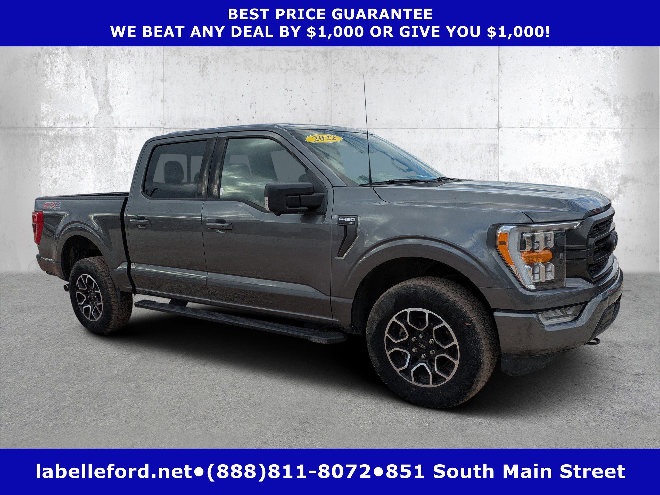 Certified 2022 Ford F150 XLT w/ Equipment Group 302A High image 7