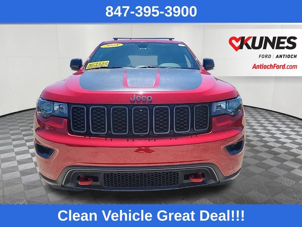 Used 2018 Jeep Grand Cherokee Trailhawk AWD/4WD image 2