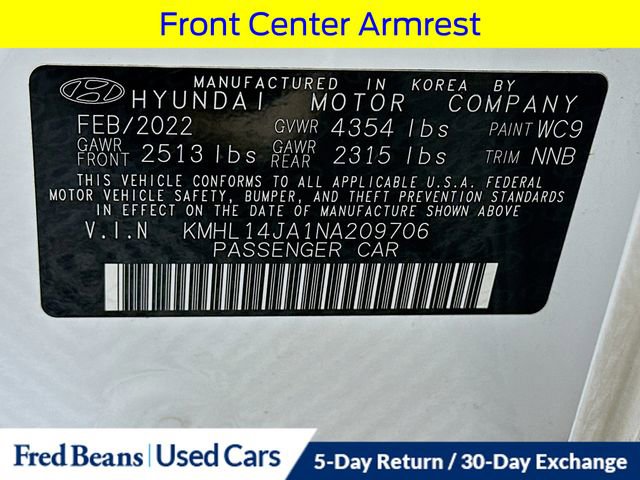 Used 2022 Hyundai Sonata SEL w/ Convenience Package FWD image 37
