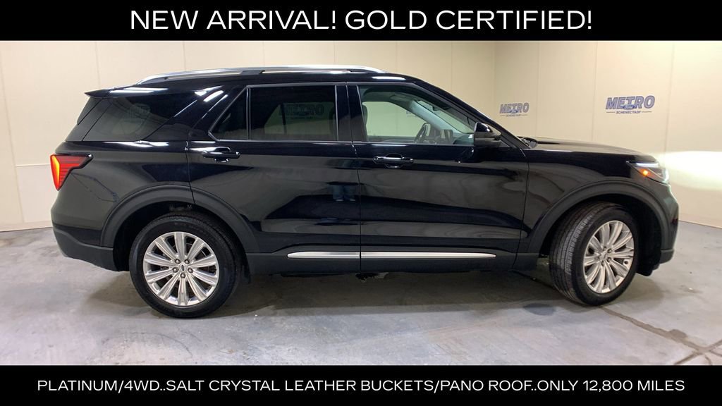 Certified 2025 Ford Explorer Platinum w/ LUX Leather Package AWD/4WD image 2