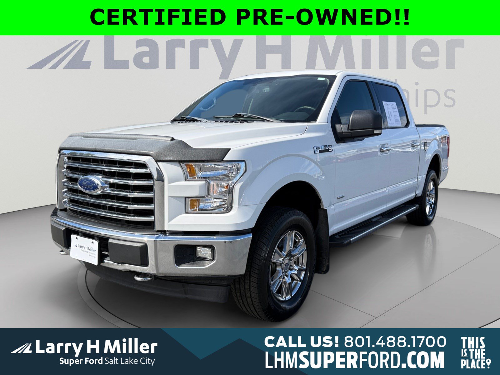 Certified 2017 Ford F150 XLT w/ Equipment Group 301A Mid